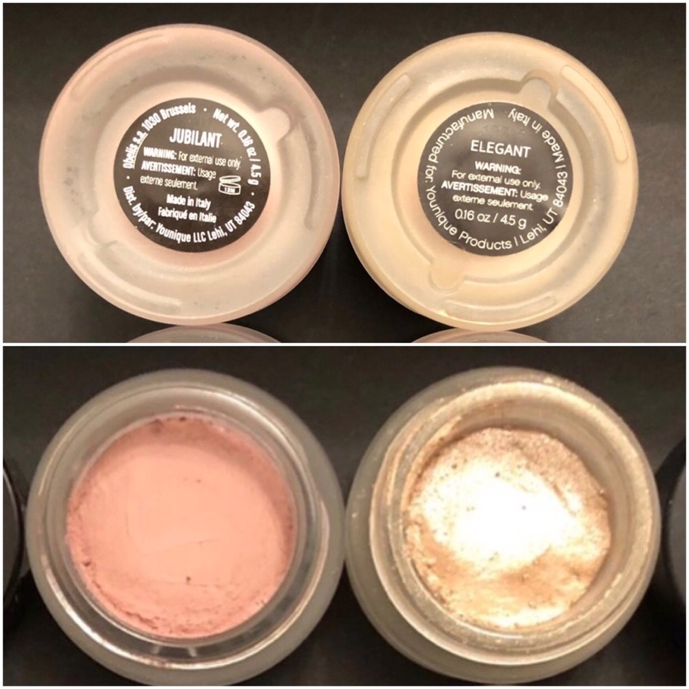 Younique Splurge Cream Eyeshadows (used)